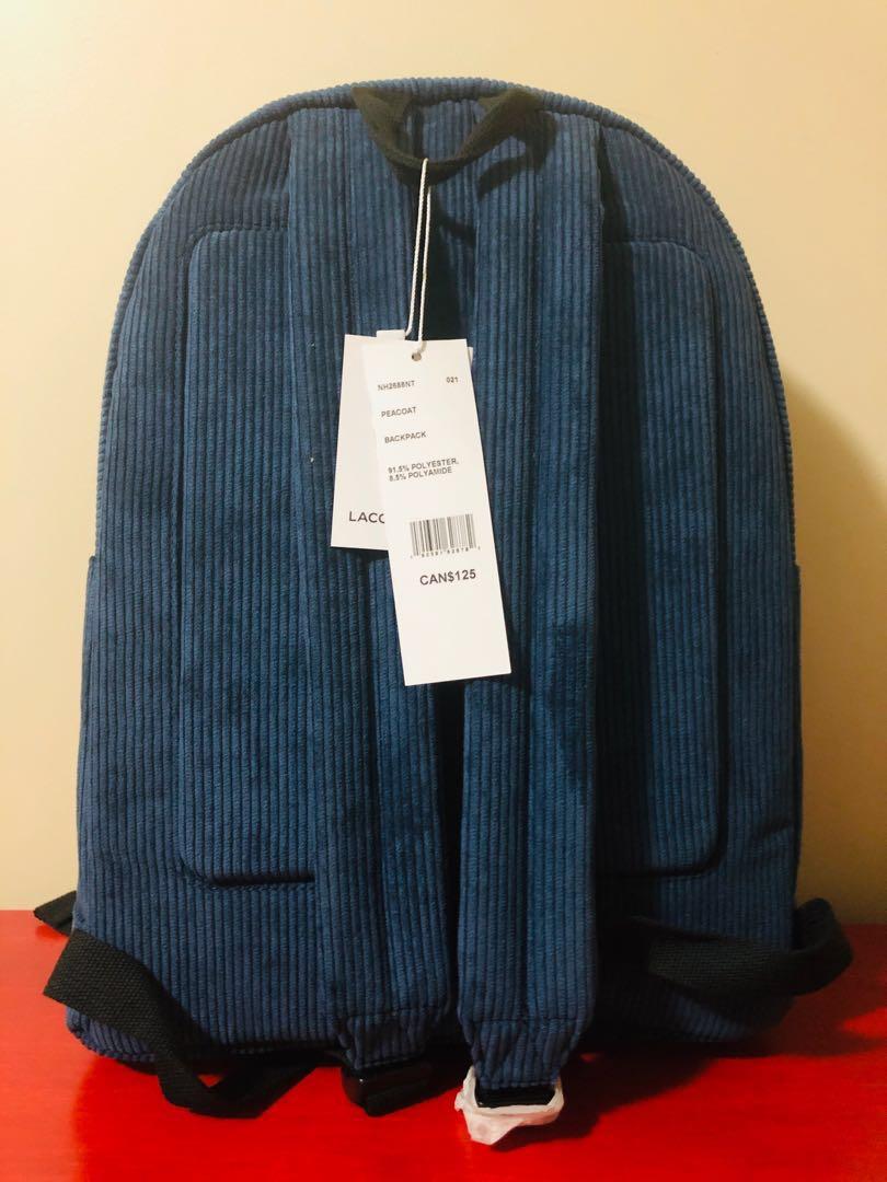Mens lacoste outlet backpack
