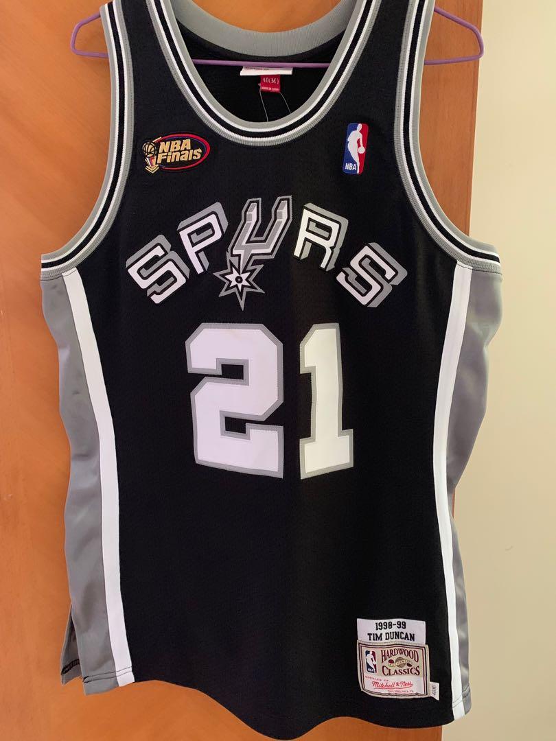 tim duncan nba finals jersey