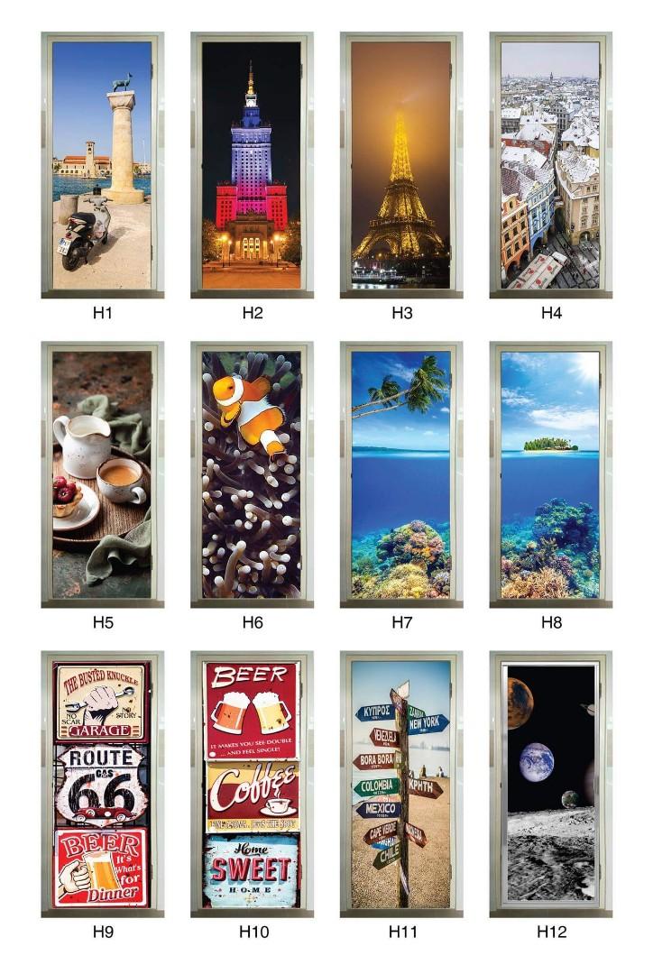 More DESIGNS for Full Color sheet Bomb Shelter Door, Furniture