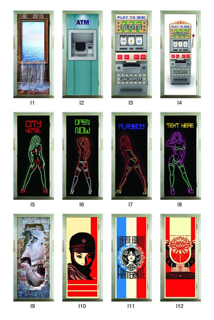 More DESIGNS for Full Color sheet Bomb Shelter Door, Furniture