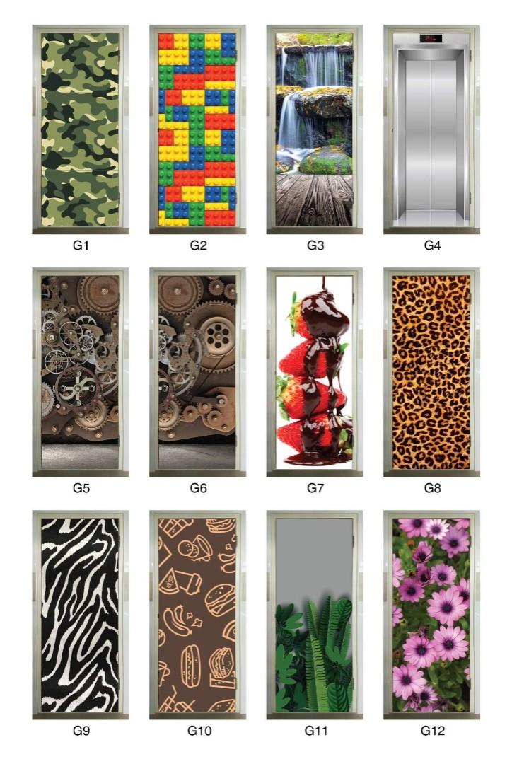 More DESIGNS for Full Color sheet Bomb Shelter Door, Furniture