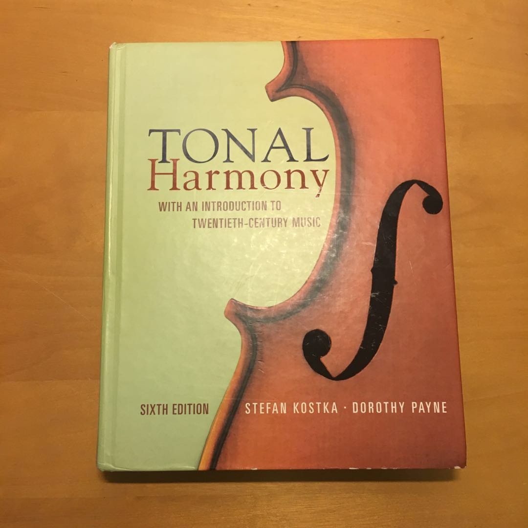 Music Theory Book Tonal Harmony Books Stationery Textbooks