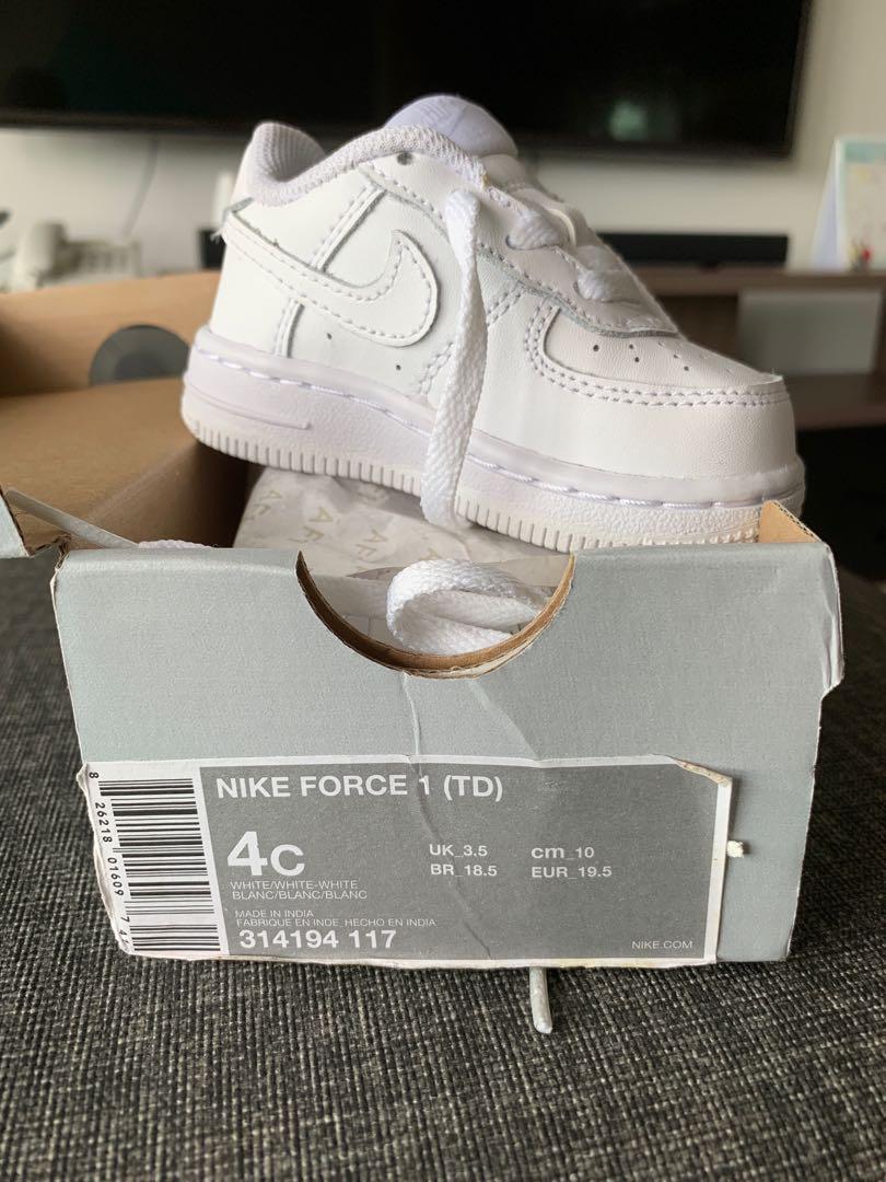 nike air force 1 size 4c
