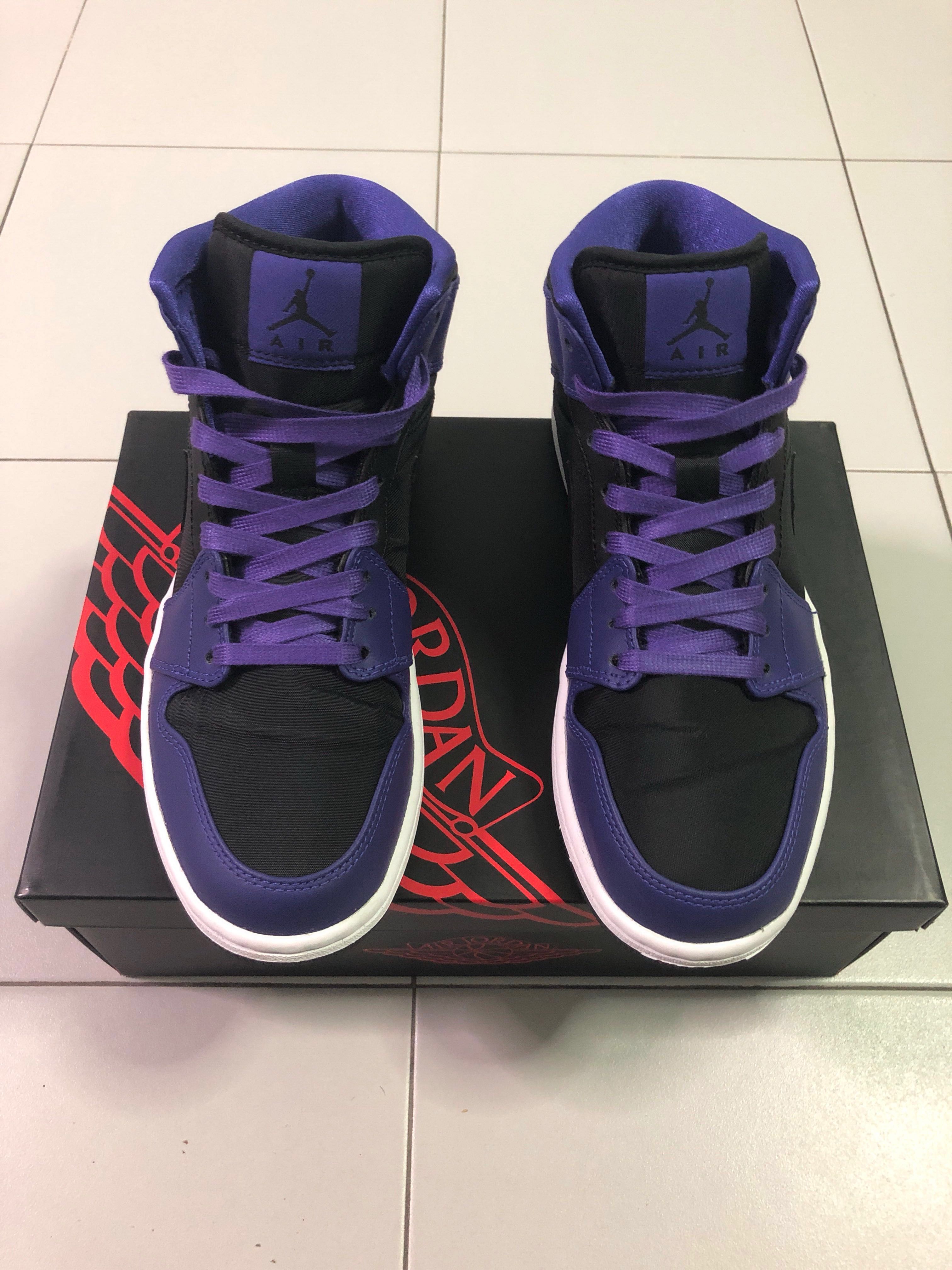 jordan 1 mid black concord