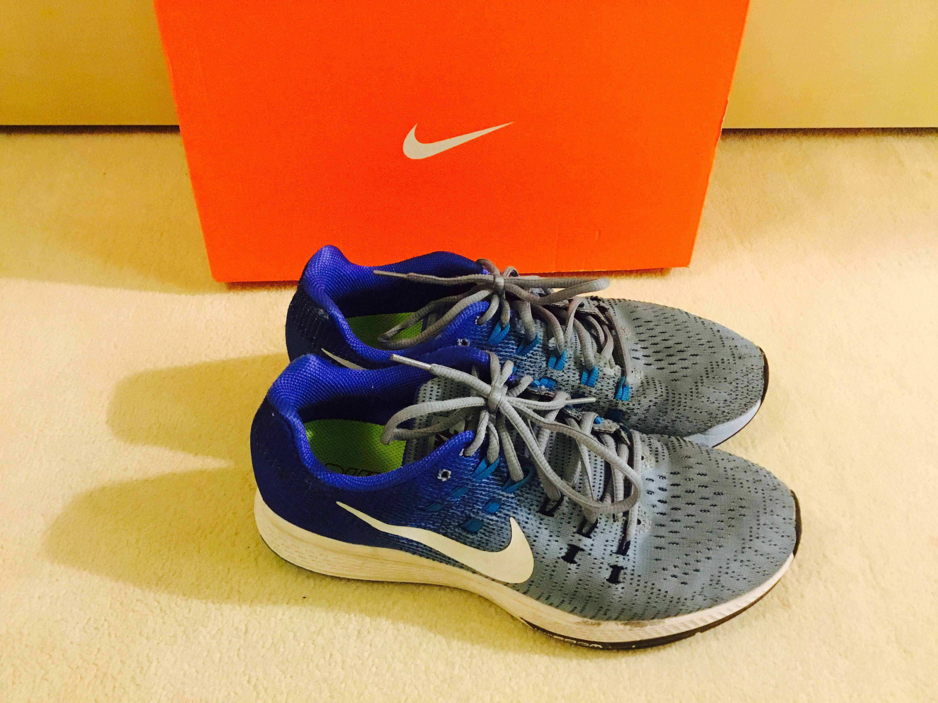 Nike Air Zoom Structure 19 Blue Running Shoes Women s