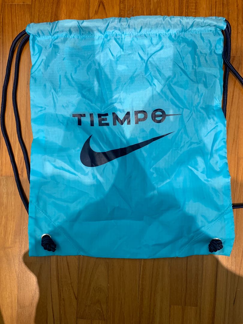 tabak Mooi Gevestigde theorie Nike Tiempo drawstring bag, Men's Fashion, Activewear on Carousell