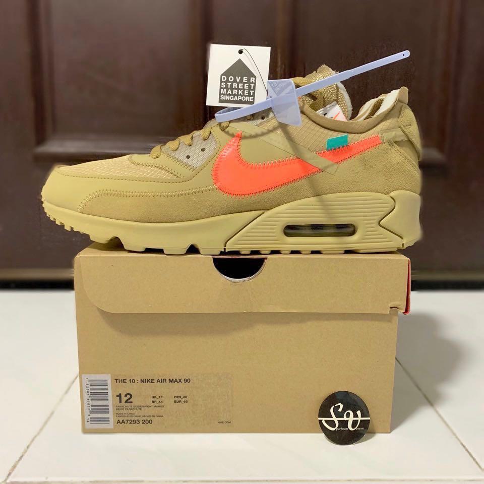 off white air max 90 beige