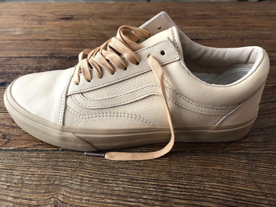 vans leather school shoes