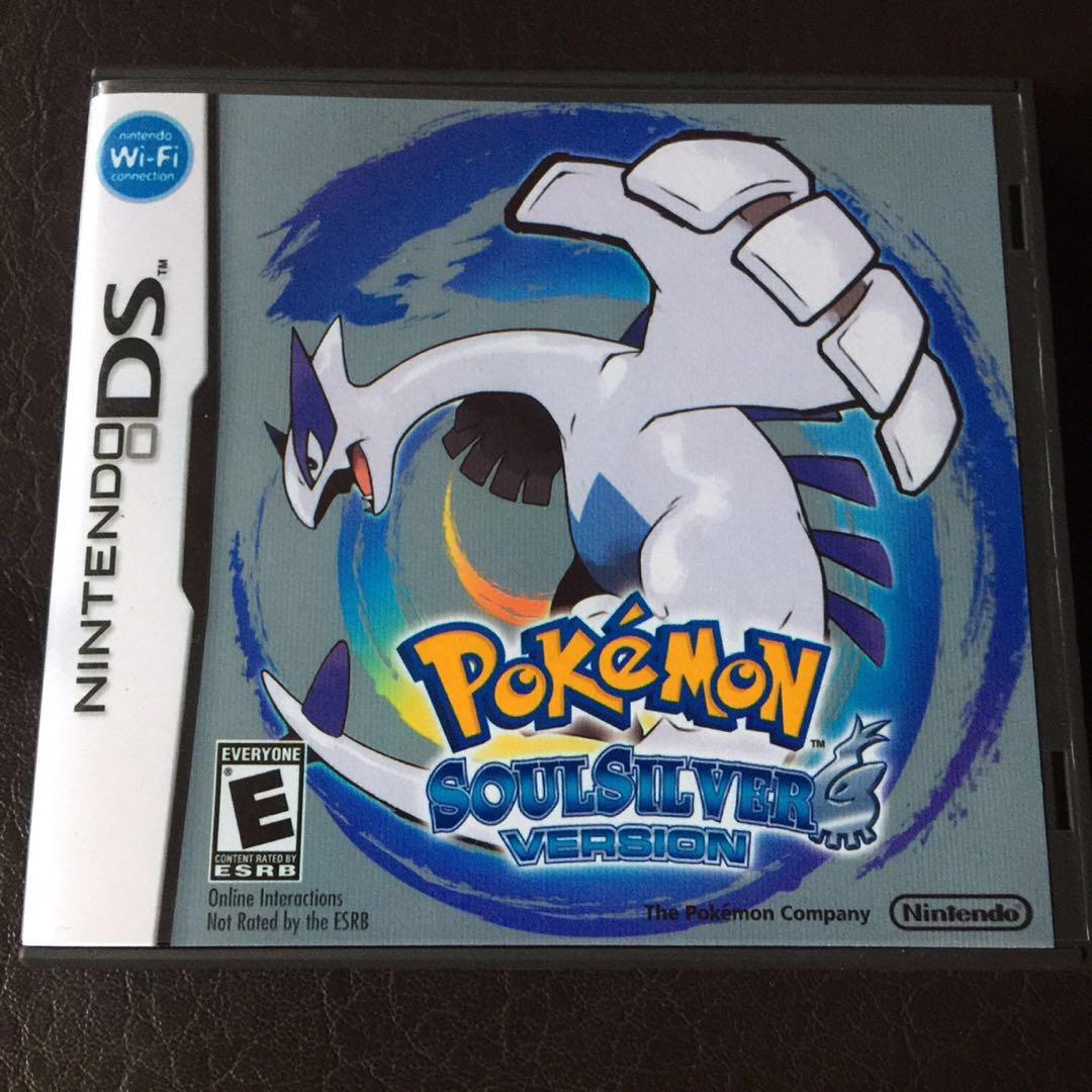 Pokemon Soulsilver Heartgold DS replacement case Video Gaming