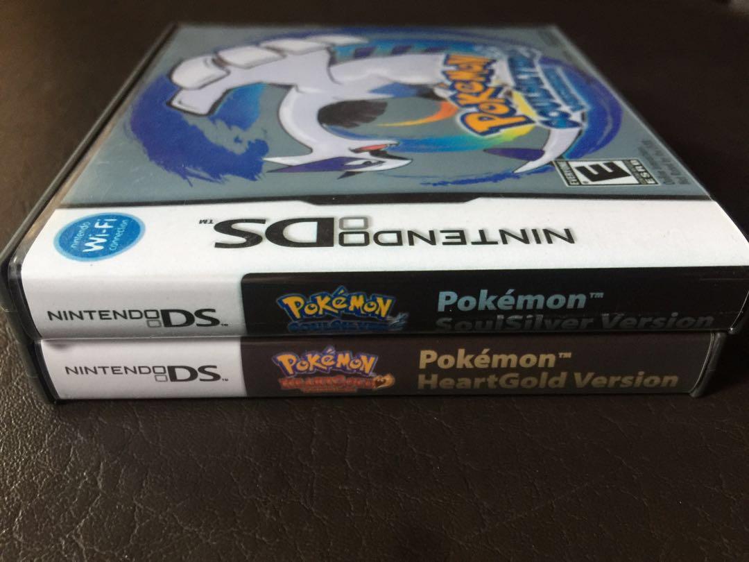 Pokemon Soulsilver & Heartgold DS replacement case, Video Gaming, Video ...