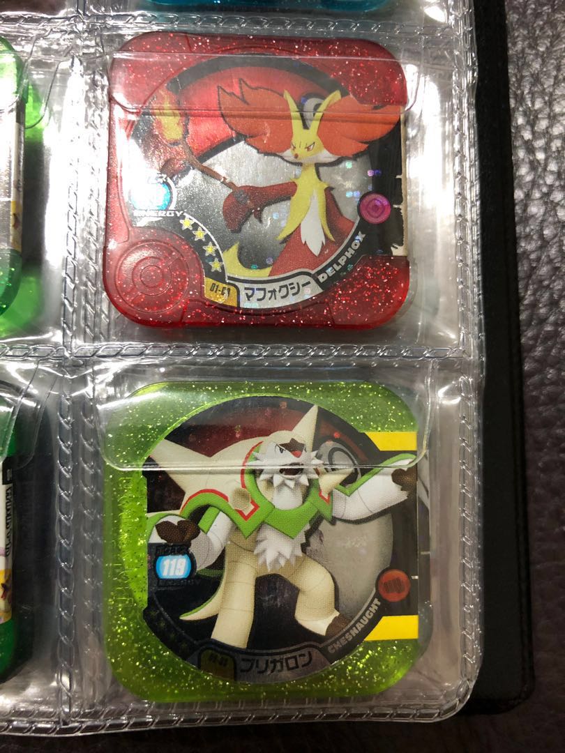 Pokemon Tretta V00 Master Chesnaught V01 Master Delphox Hobbies Toys Toys Games On Carousell