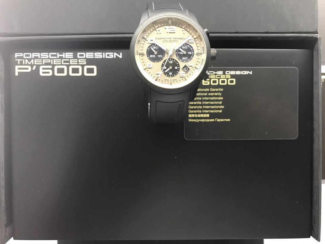 Porsche Design Watch P6000 Men s Fashion Watches Accessories Watches on Carousell