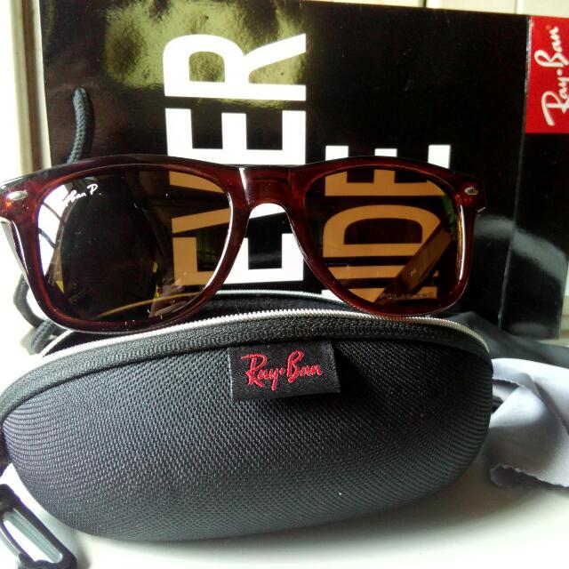 Ray Ban Polarized Sunglasses (Brown)