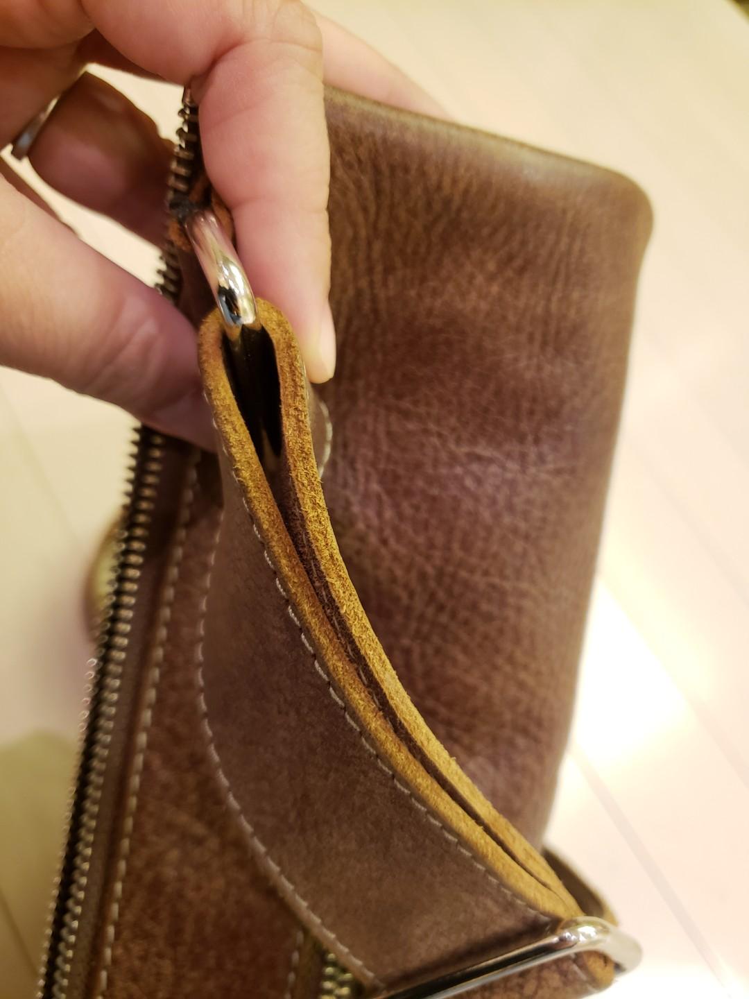 Roots Brown Woven Leather Crossbody Bag, Women's Fashion, Bags & Wallets on Carousell