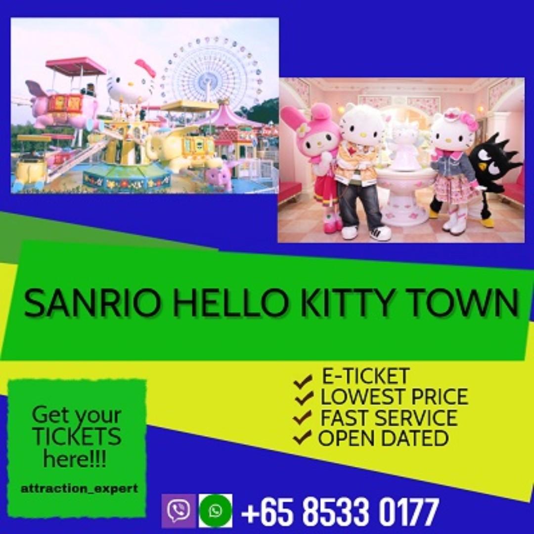 Sanrio Hello Kitty Town Entertainment Attractions On Carousell