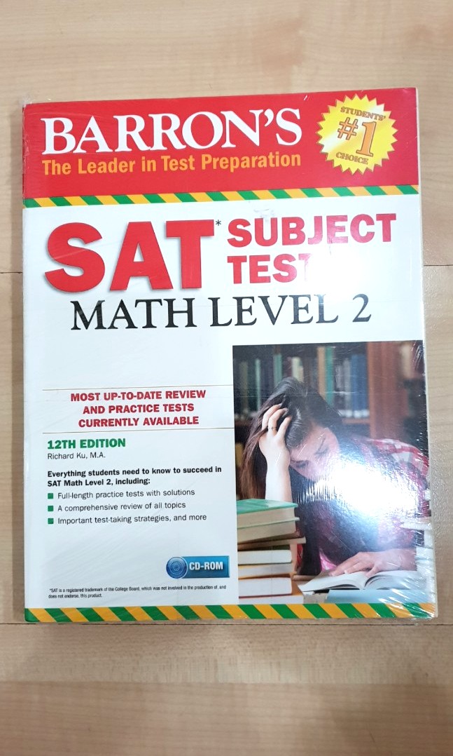 New Sat Subject Math Level 2 Barron S Books Stationery