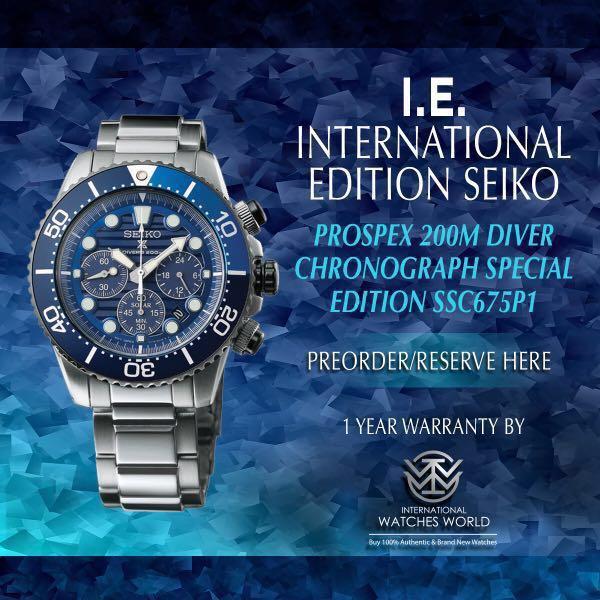 Seiko sales prospex ssc675