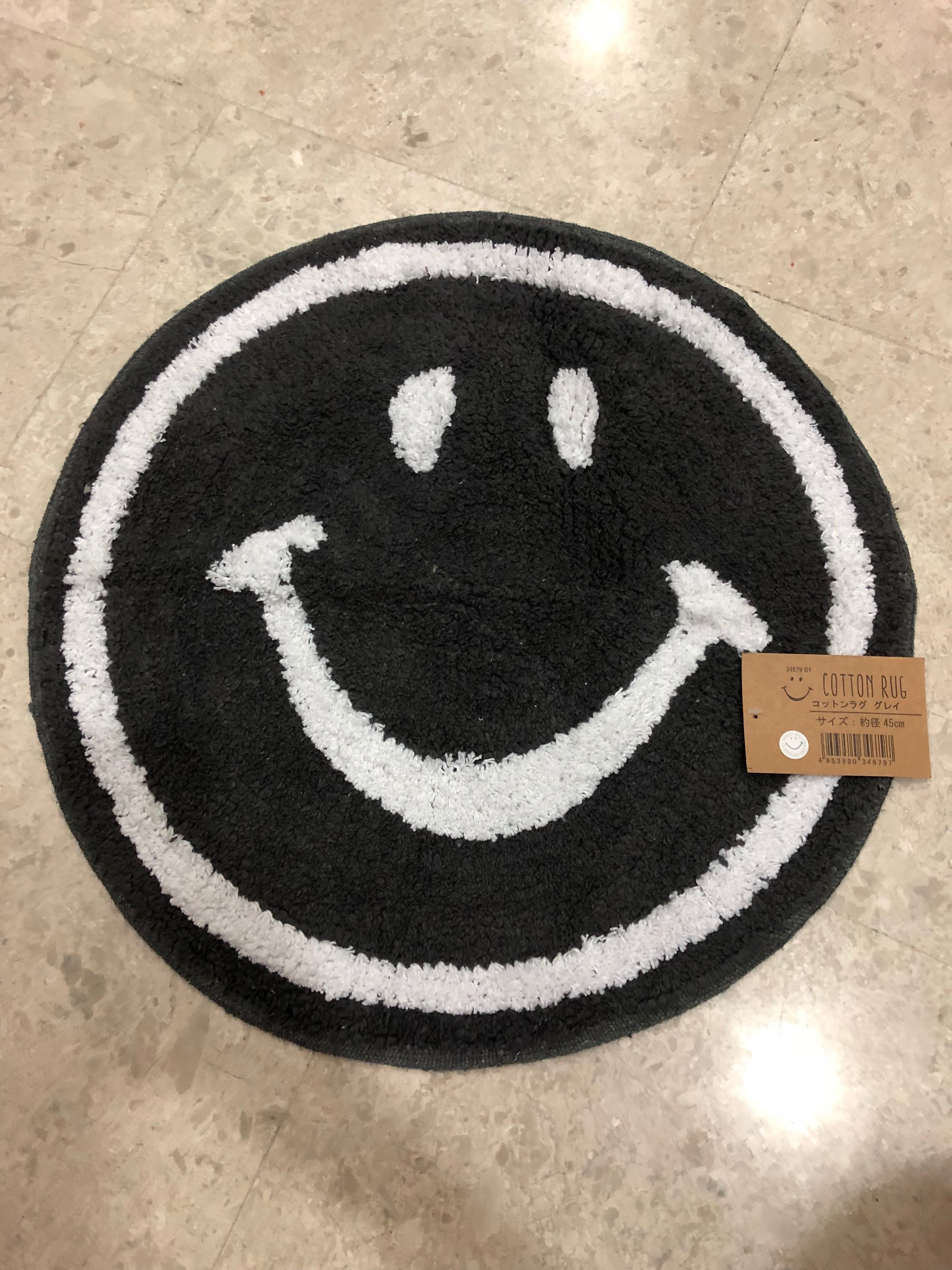 Smiley Face Rug Furniture Home Living Home Decor Carpets Mats Flooring On Carousell