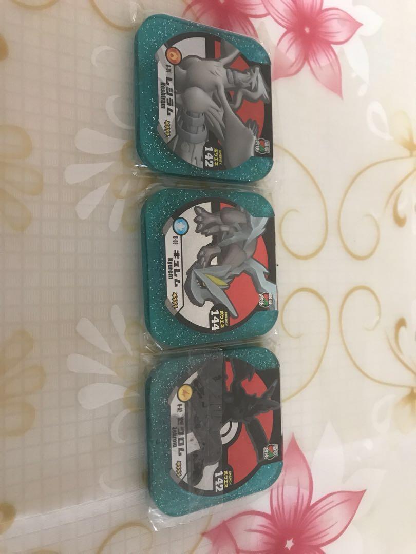 Trio Dragon Kyurem Reshiram Zekrom Pokemon Tretta For Sale Toys