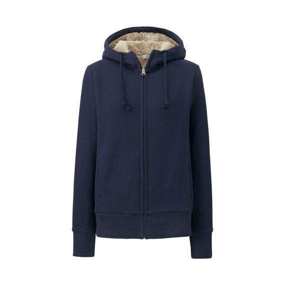 pile lined hoodie uniqlo