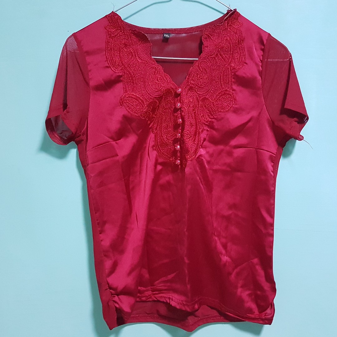chiffon silk tops