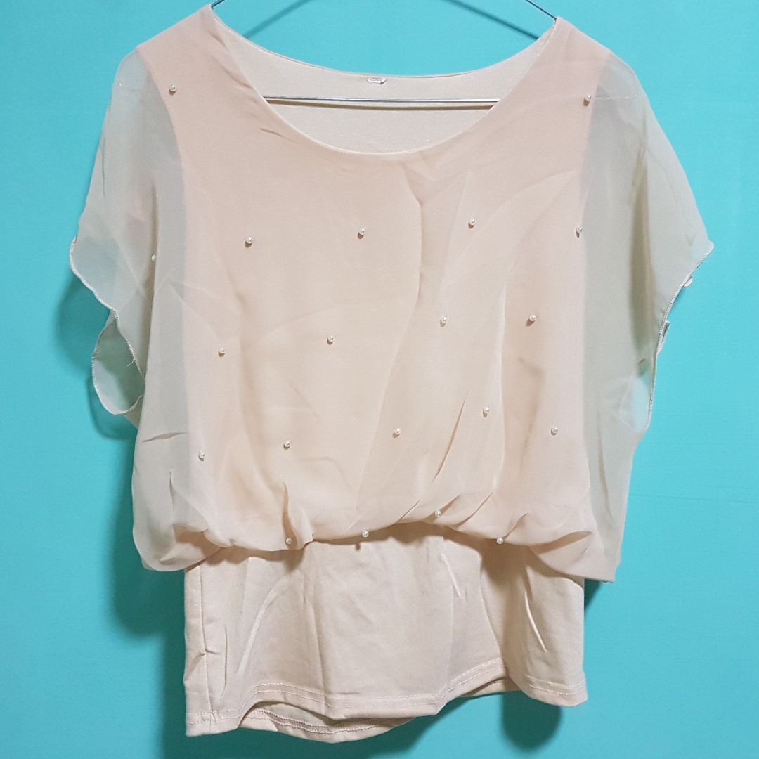 chiffon silk tops