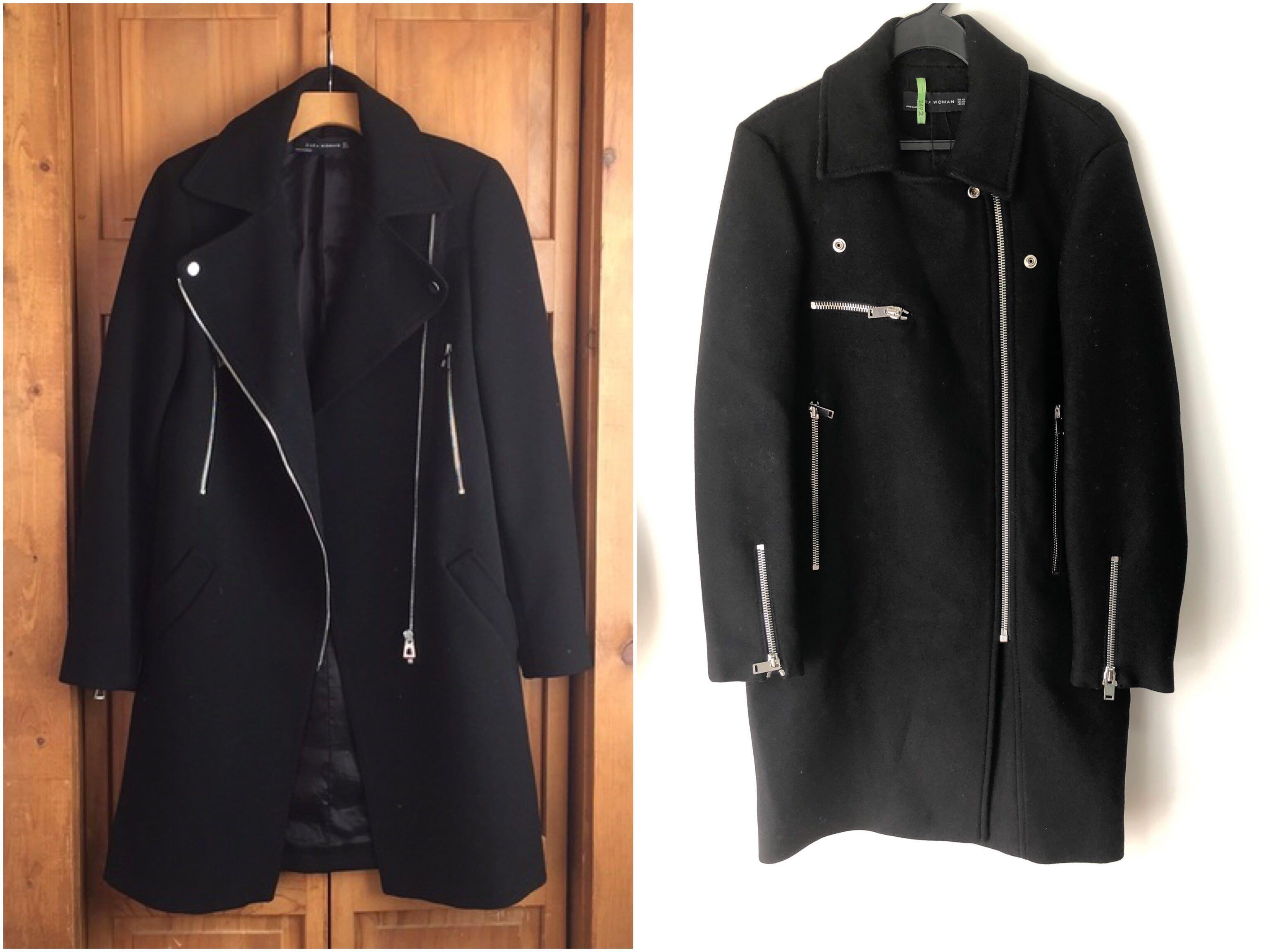 zara ladies black jackets