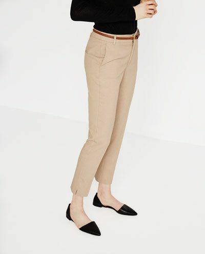zara ladies chinos