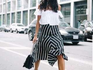 White Off Shoulder Top