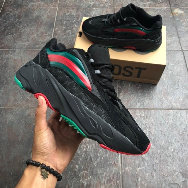 yeezy boost 700 black and red