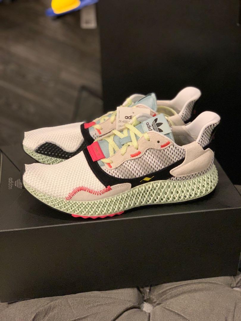Adidas ZX 4D 4000 Size US9.5 Men s Fashion Footwear Sneakers on Carousell