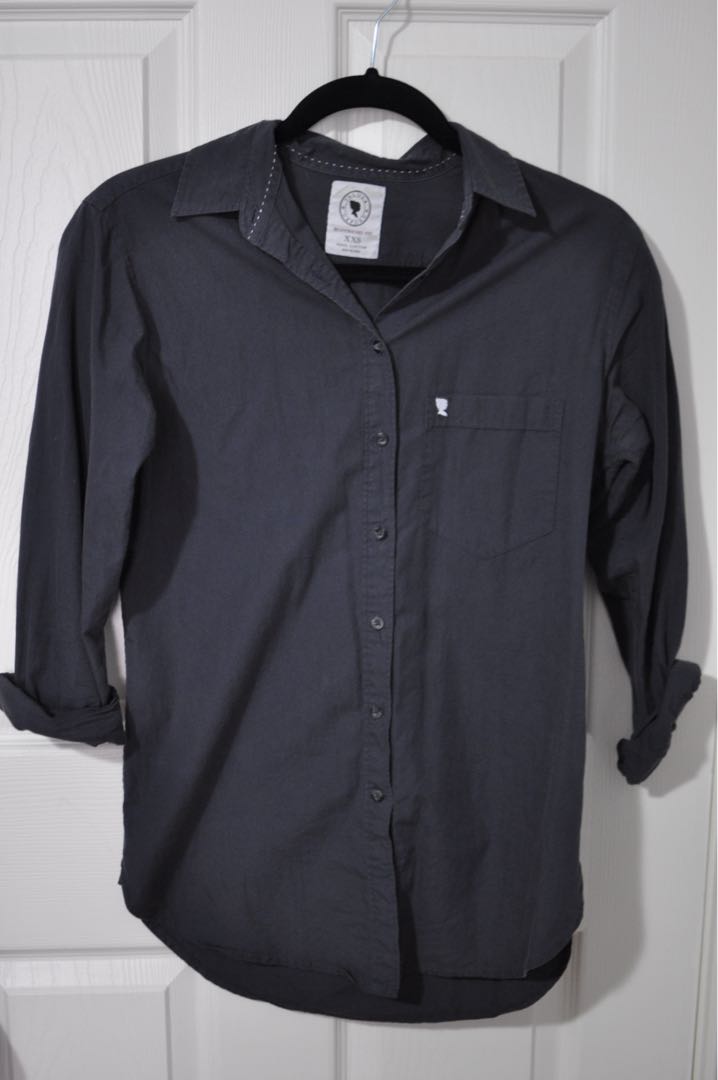 Aritzia Talula Oxford Boyfriend Fit 