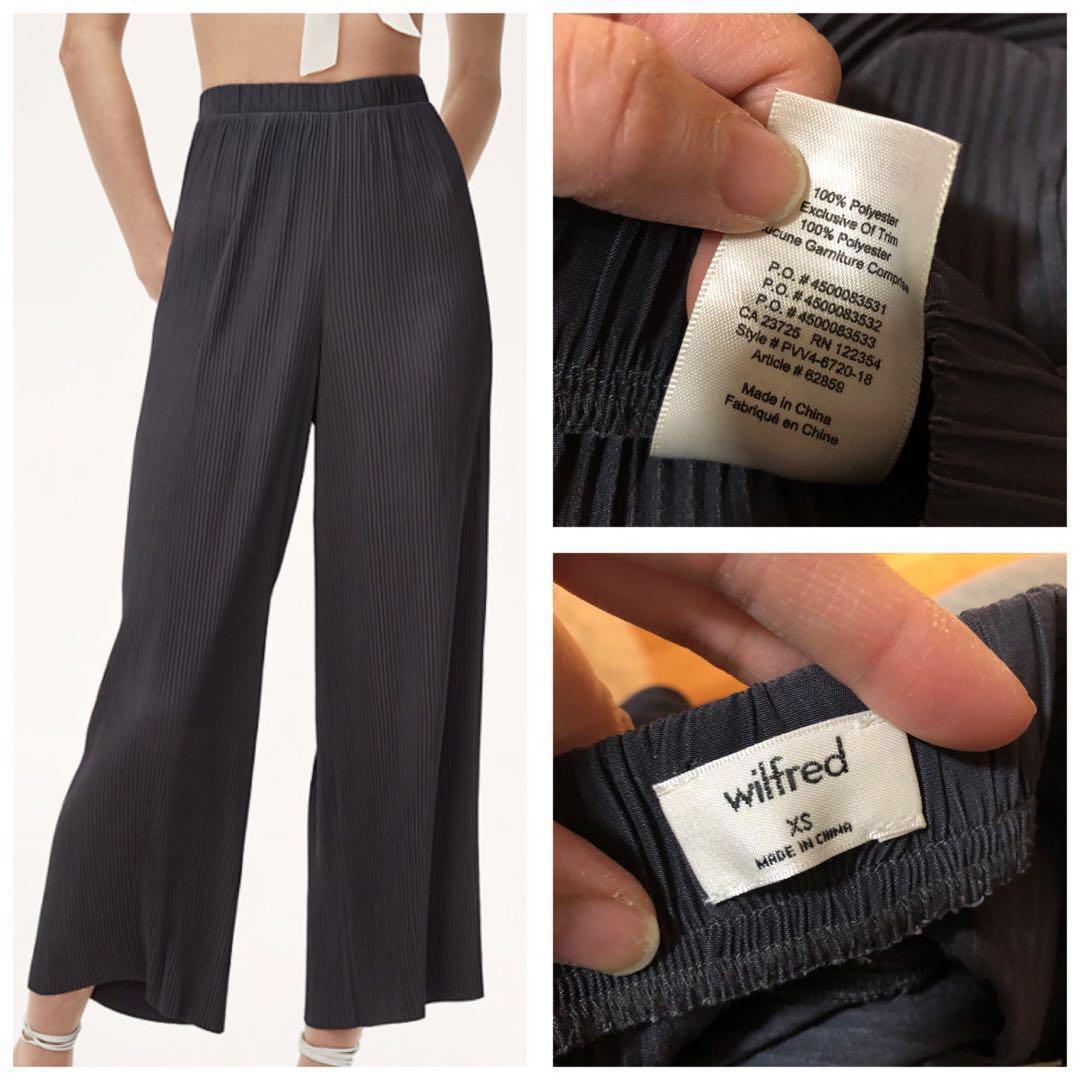 Aritzia Wilfred Daria Pant (S) Dark Charcoal, Women's Fashion, Clothes on  Carousell