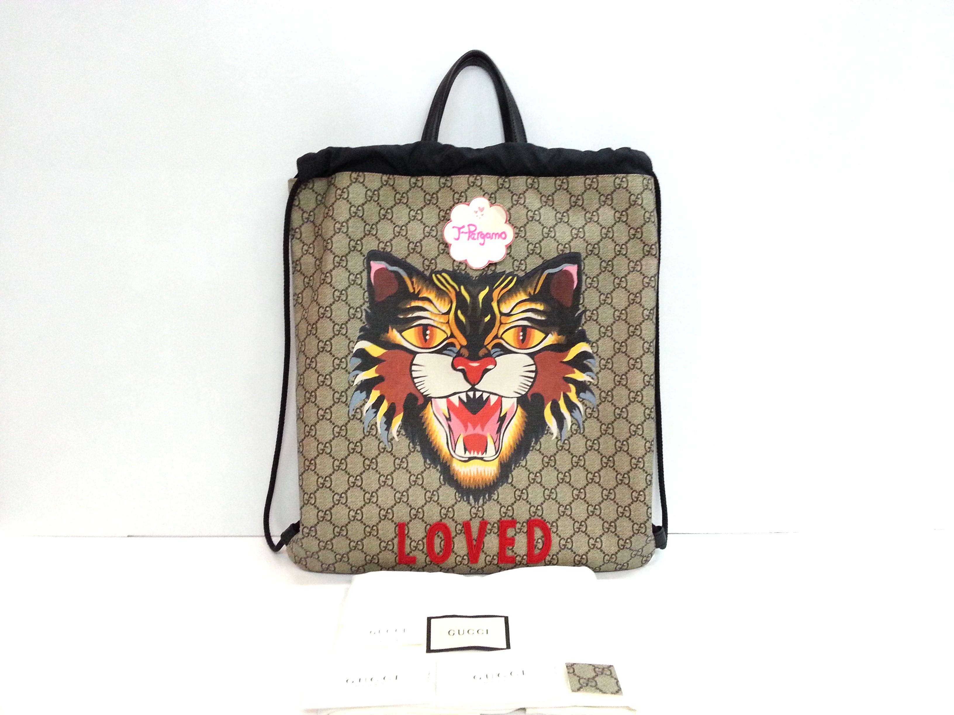 Gucci backpack cat sales