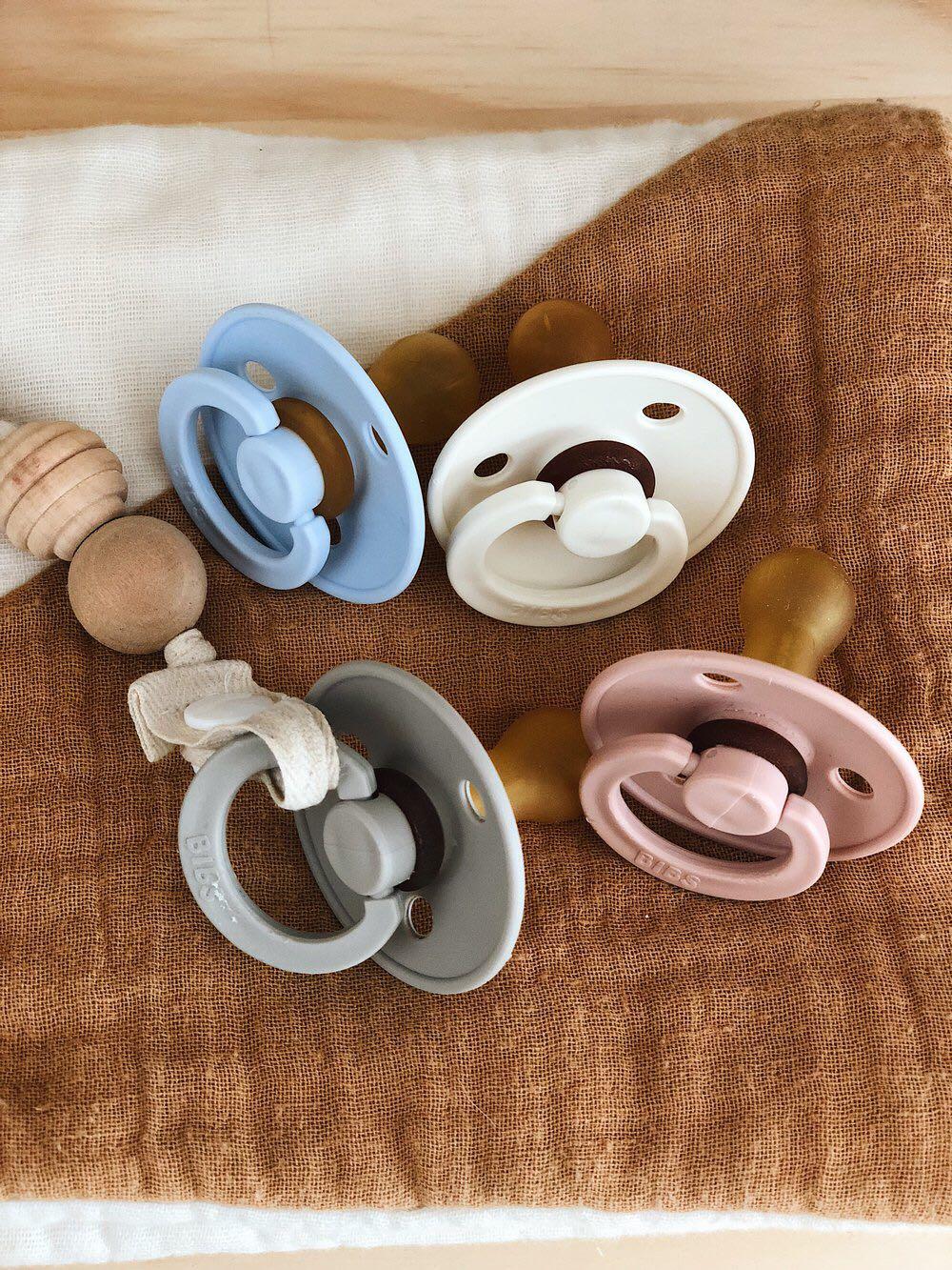 Bibs Bpa Free Natural Rubber Pacifier Soother Babies Kids Nursing Feeding On Carousell