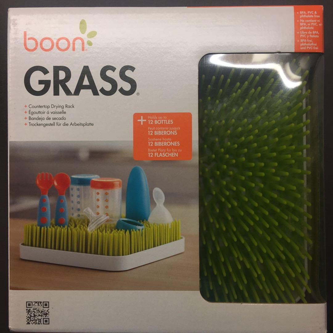 BN Boon bottle drying rack (grass design), Babies & Kids, Nursing