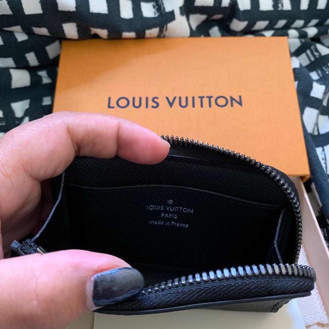 LOUIS VUITTON Porte-monnaie jour coin purse zipper M63536 Monogram eclipse  noir