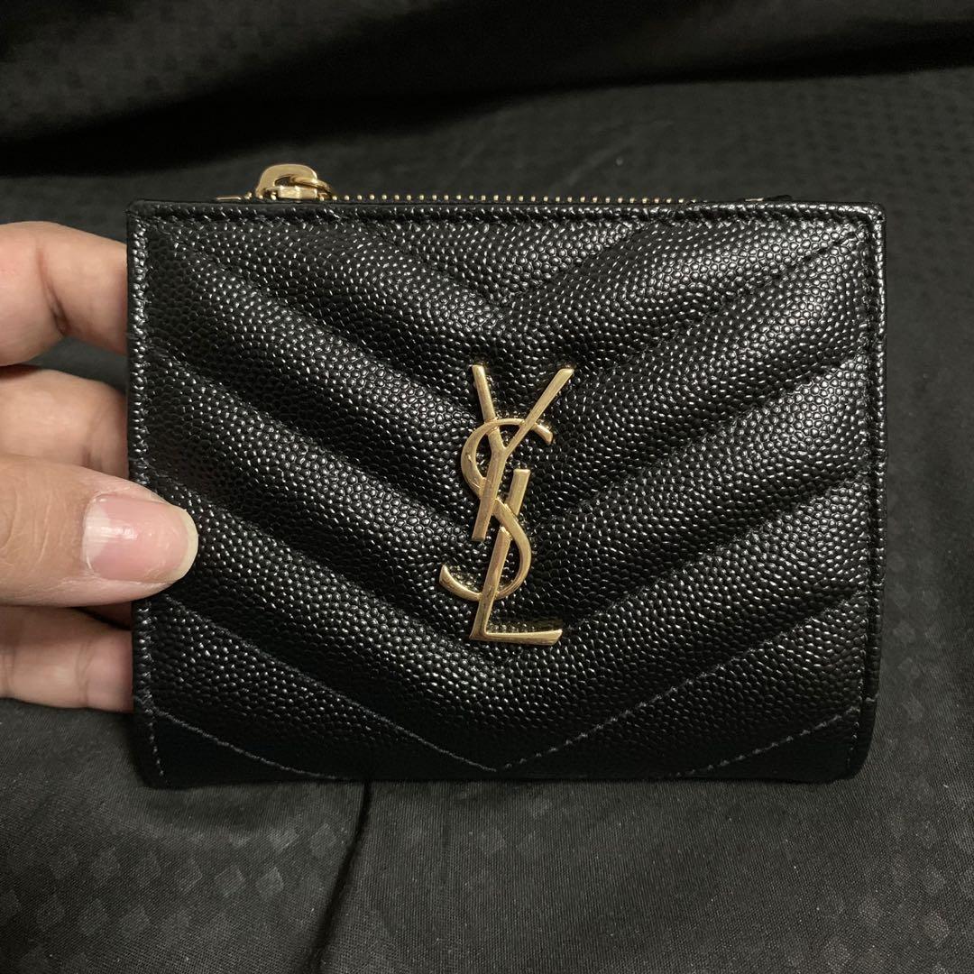 Saint laurent bifold wallet best sale