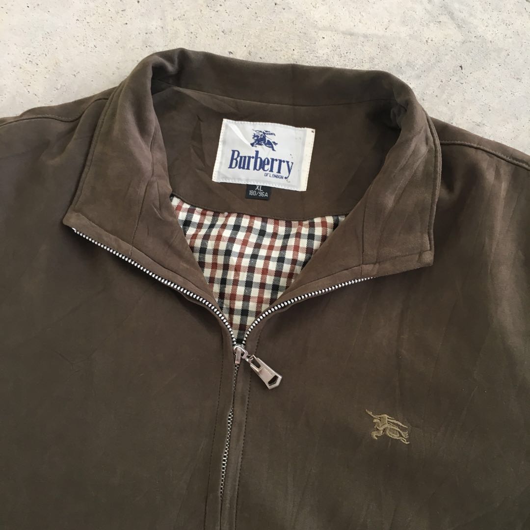 Burberry sales suede jacket