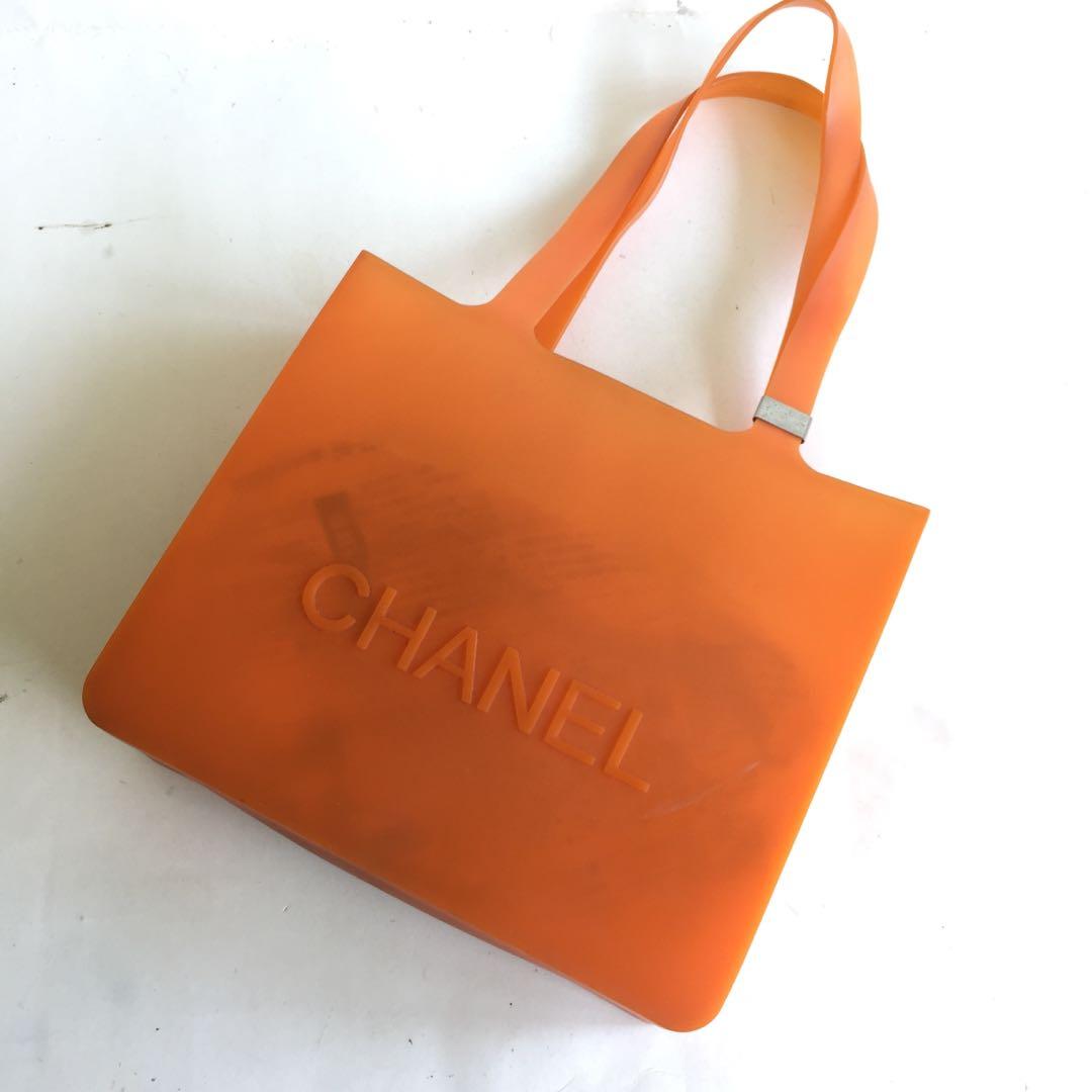 Chanel jelly tote bag