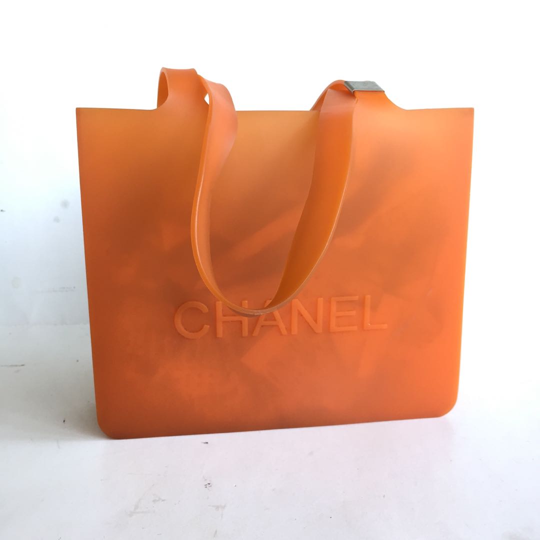 chanel jelly tote bag