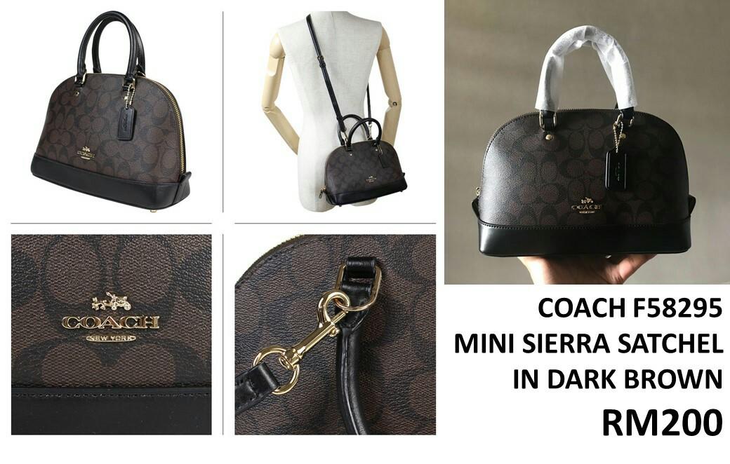coach mini sierra satchel bag