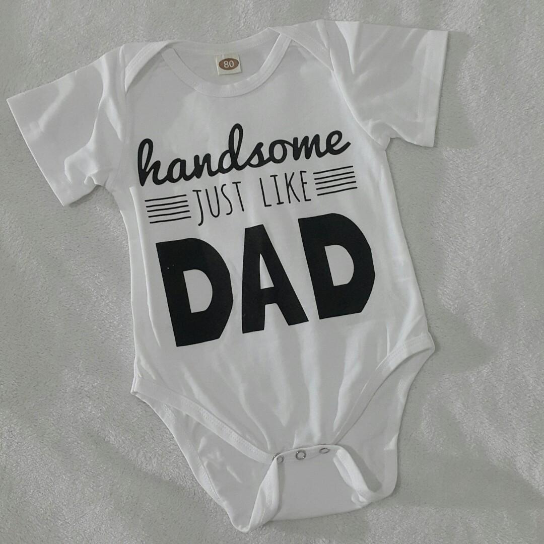 father's day onesie for baby boy