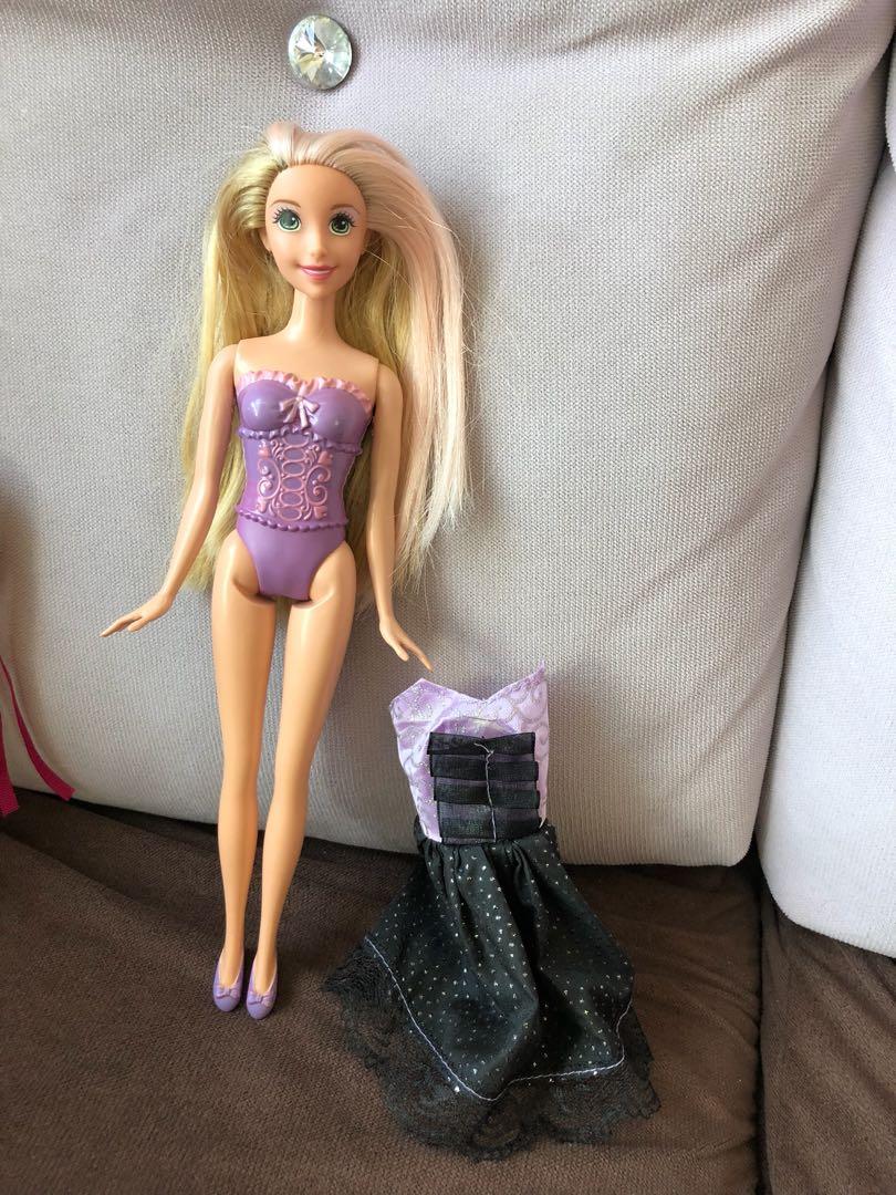 Spielzeug Girls Mattel j24 Disney Princess Barbie Glittering Lights Rapunzel Doll Triadecont Com Br