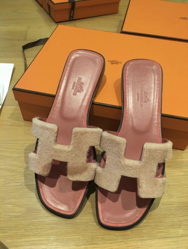 Hermes Rogue H Epsom Leather Oran Sandals Size 39.5 Hermes | The Luxury  Closet