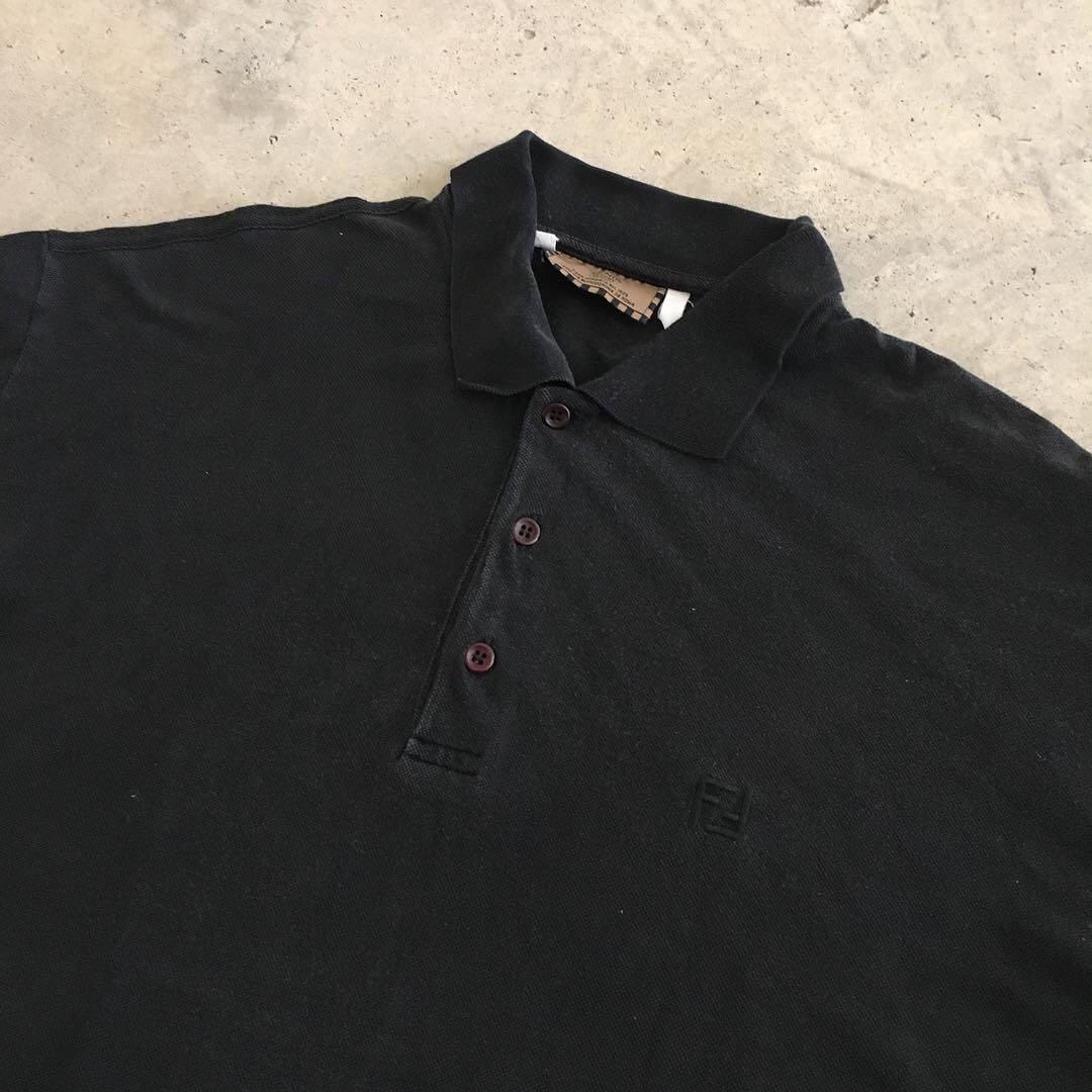 Fendi black polo new arrivals