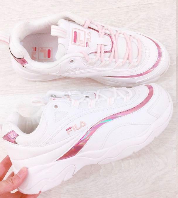 FILA's Chunky Ray Holographic Pink 