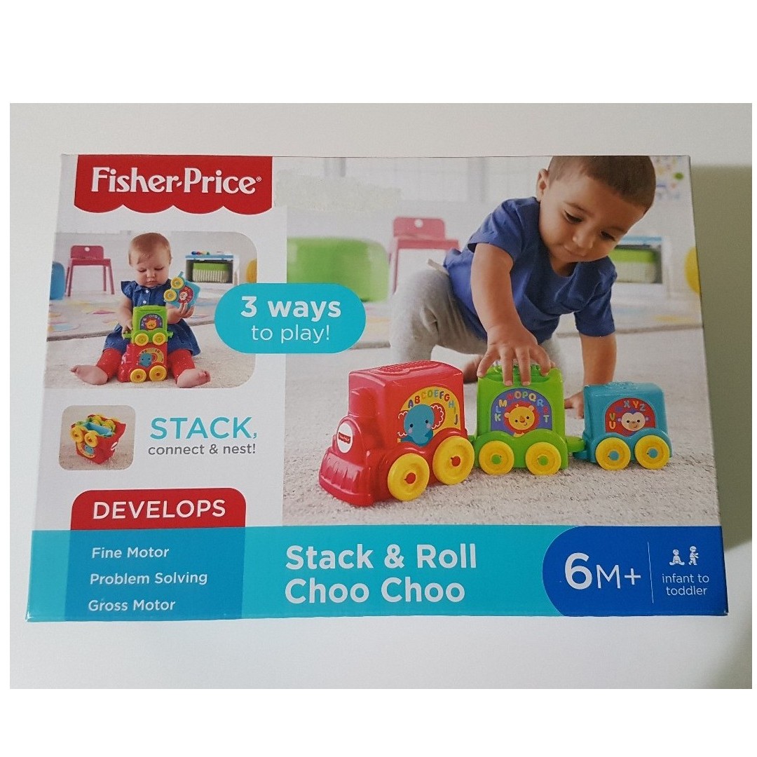 fisher price stack and roll choo choo
