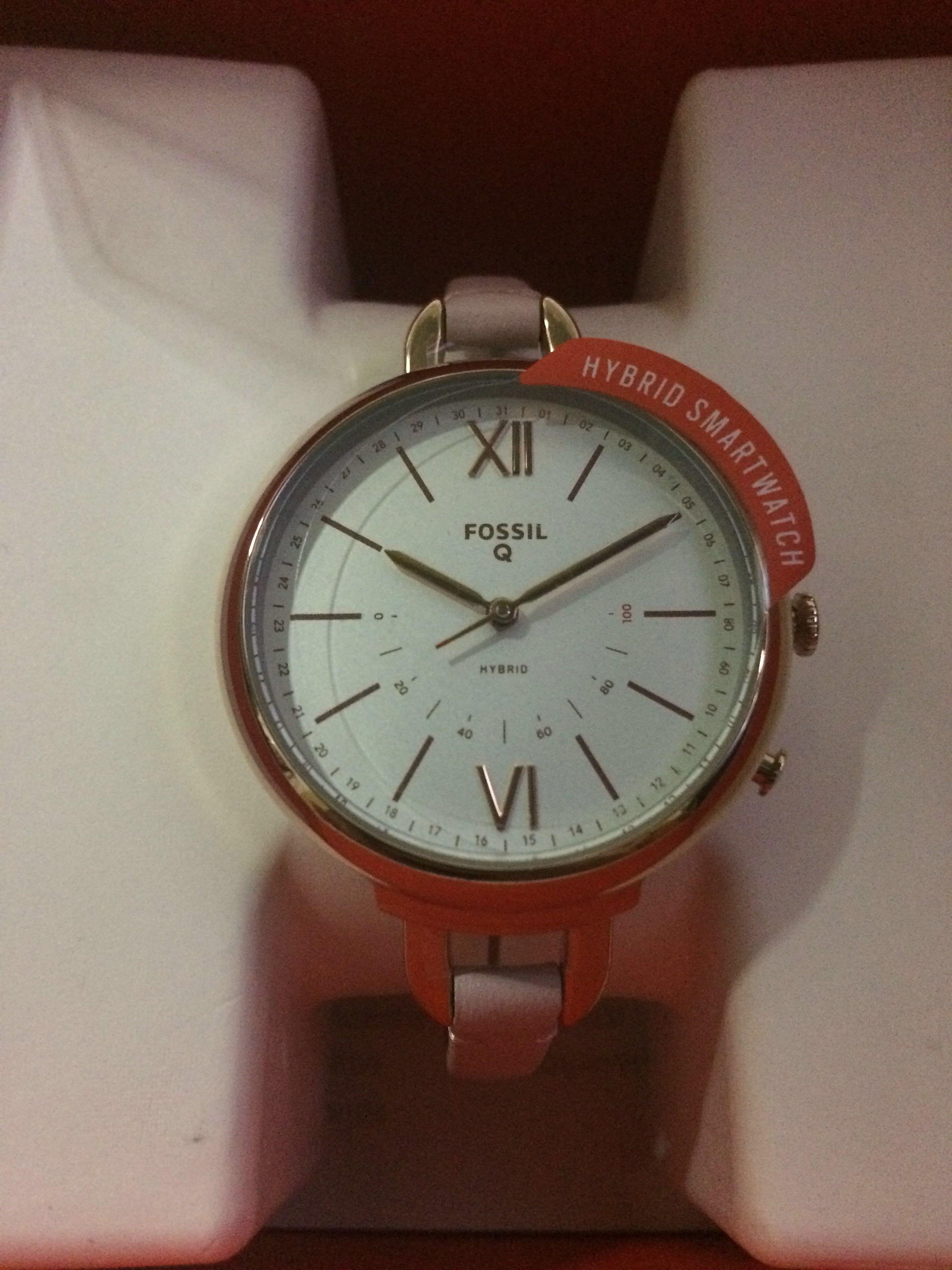 Hybrid smartwatch new arrivals q annette pink