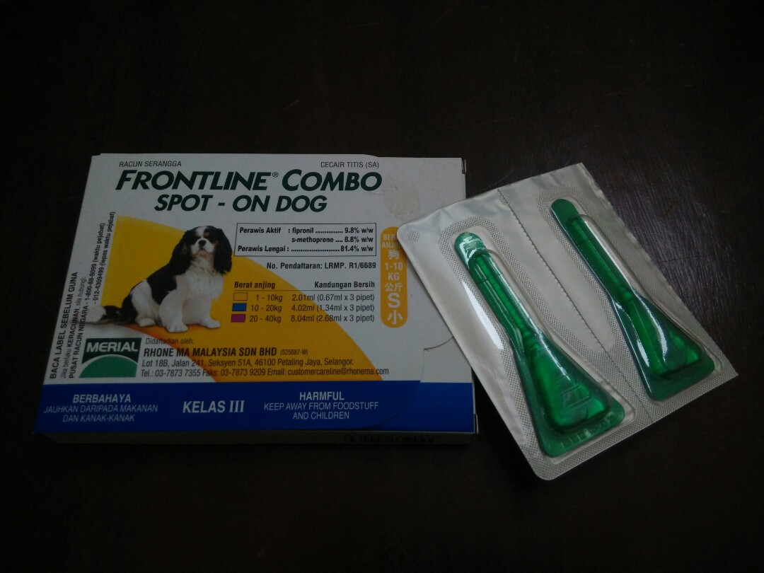 Frontline combo spot on dog online